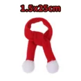 thumbnail image 1 of Mini bufandas de Papá Noel para decoración de botella de vino de punto rojo, bufanda cómoda, suministros de decoración de fiesta de año nuevo, accesorio de moda de invierno, 1 of 5