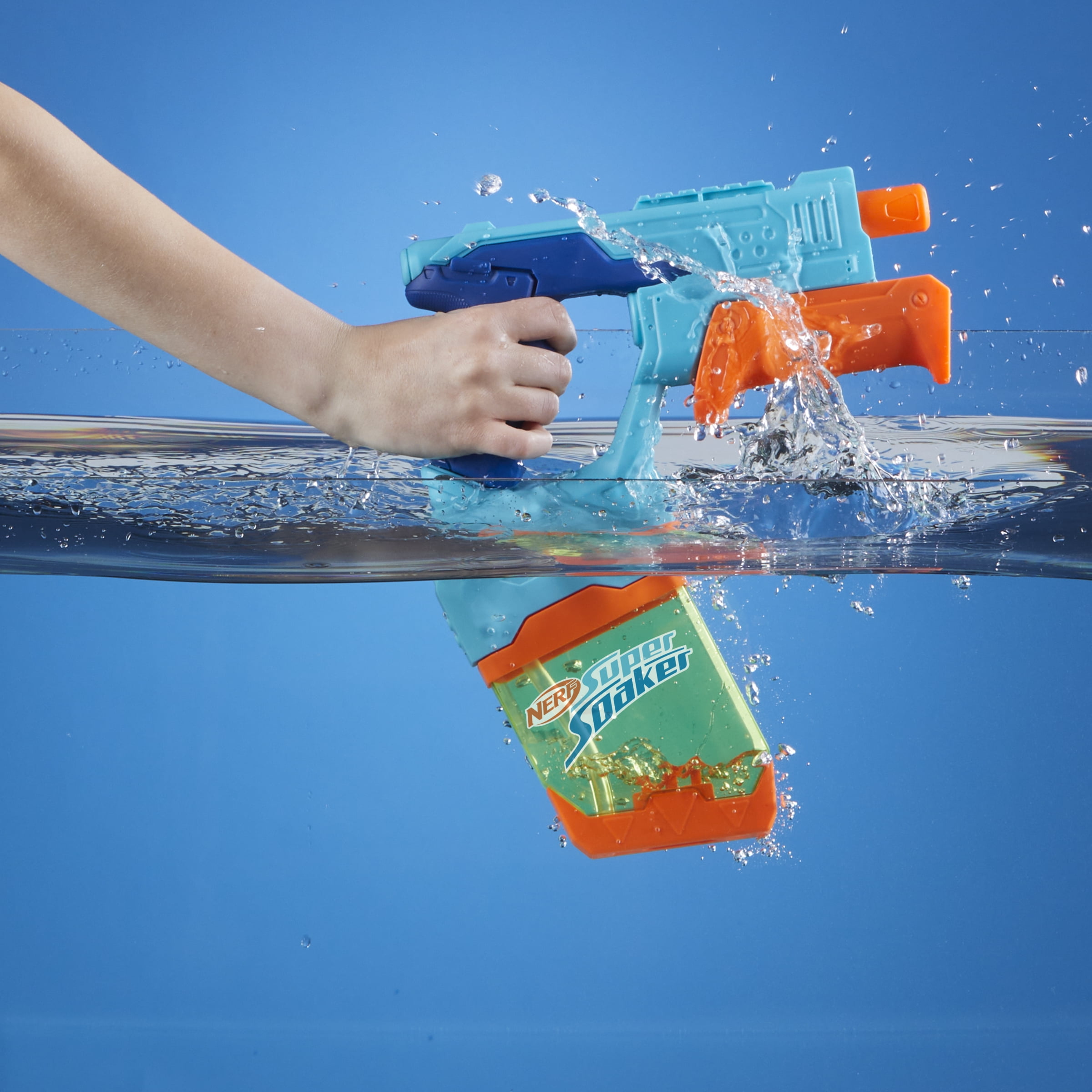 Nerf Super Soaker Dunk-Fill Water Blaster 2-Pack, Instant Fill 10.1 Fluid Ounce Tanks, Water Toys, 6+