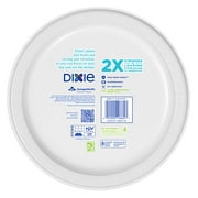 Dixie Disposable Paper Plates, 10, Multi-Color, 25 Count