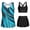 Light Blue, variant on 3 Piece Tankini Swimsuits - Tummy Control Tank Top with Bra Modest Bathing Suit Boyshorts Bottom 2026 Pink XXL