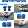 thumbnail image 6 of Protective Gear Set, Adjustable Kids Helmet Set, Helmet Elbow and Wrist Guards for 3-10 Years Old Boys Girls for Skating Riding Roller Cycling, Blue, 6 of 8