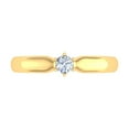 thumbnail image 3 of 1/5 Carat 6-Prong Set Diamond Solitaire Engagement Ring Band in 14K Yellow Gold (Ring Size 9.5), 3 of 4