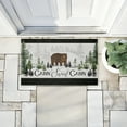 thumbnail image 4 of Ivory Pines Cabin Printed Outdoor Door Mat, design by Jennifer Pugh, 18"x30", 4 of 8