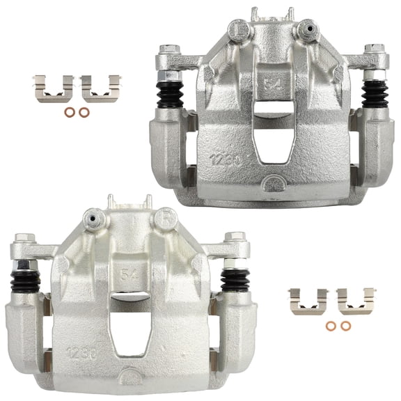 ECCPP Brake Caliper Compatible For 2012-2014 For Dodge For Attitude,2012-2017 For Hyundai For Accent,2012-2017 For Kia For Rio Front 19B6794 19B6795 2PCS