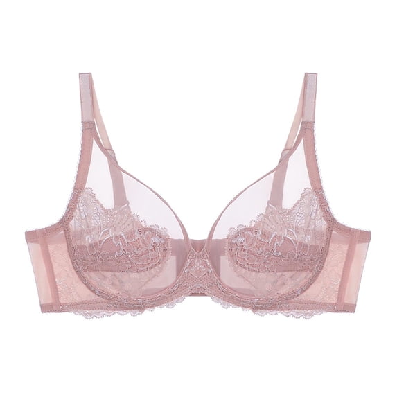 Bras for Women, Full Coverage Lace Unlined Bras with Underwire for Heavy Breasts