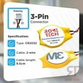 thumbnail image 4 of RTC CMOS Battery for HP EliteBook 2540p, 4 of 6