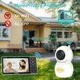 thumbnail image 4 of HelloBaby Baby Monitor No WiFi 5.5’’ Screen & 720P Baby Camera, 4000mAh Battery, 1000ft Long Range Baby Monitor, 4 of 6