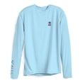 thumbnail image 2 of SCALES Tropical Country Club Long Sleeve Performance Shirt Marine, 2XLarge, 2 of 3