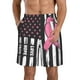 thumbnail image 1 of Fotbe Ribbon Breast Cancer Awareness Trajes de Baño Estampados para Hombre, Shorts de Verano de Secado Rápido, Ropa de Playa, Bañadores-Small, 1 of 6