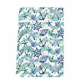 thumbnail image 2 of Blue Starfish Anchor Kitchen Towels Set of 1, Summer Coastal Teal Waves Stripe Absorbent Dish Towels for Kitchen, Microfiber Hand Towel, Quick Drying Tea Towel for Cleaning Decorative Dishcloths, 2 of 7