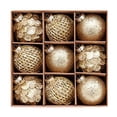 thumbnail image 2 of Christmas Ornament Balls 9 Pcs/8cm HandMade Sequin Xmas Decor for Christmas Tree Decorations, 2 of 6