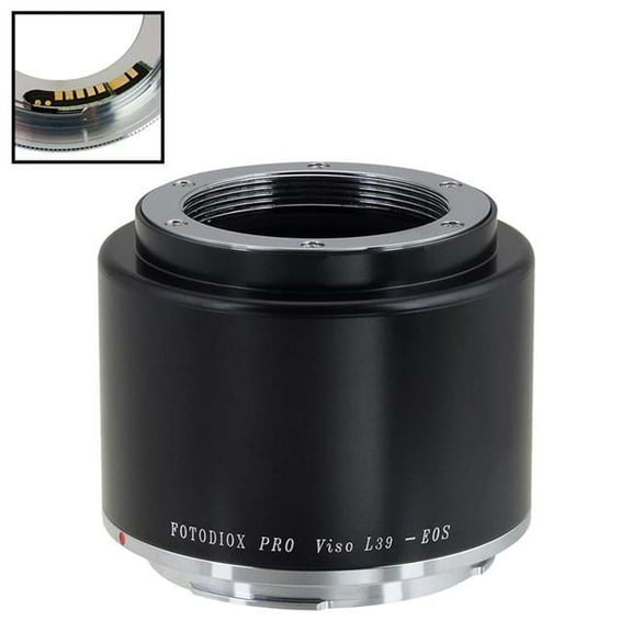 Fotodiox L39-Viso-EOS-Pro-FC10 Lens Mount Adapter with L39 Leica Visoflex Lens