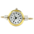 thumbnail image 4 of Two Tone Gold Silver Cable Band Ladies Bangle Watch, 4 of 4