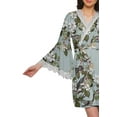 thumbnail image 5 of Moomaya Cotton Printed Bell&nbsp;Sleeves&nbsp;Robes&nbsp;For Women Bridesmaid&nbsp;Robes&nbsp;Bathrobes, 5 of 6