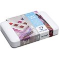 thumbnail image 2 of Van Gogh Watercolor Paint Set, Plastic Pocketbox, 12-Half Pan Pinks & Violets Selection, 2 of 7