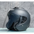 thumbnail image 3 of 2024 SZ-Ram4 Medio casco para mujer y hombre, casco de motocicleta para montaña, carretera, temporada de verano, medio casco, casco negro brillante, 3 of 5