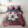 thumbnail image 2 of Castle Fairy Vintage Flower 7 Pieces Bedding Comforter Set for Teens Boys Girls,Botanical Plants Full Bedding Set Lightweight,Abstract Graffiti Splash Fitted Sheet Flat Sheet,Lightweight Room Decor, 2 of 8