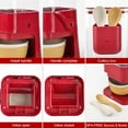 thumbnail image 6 of Cereal Dispenser Countertop Red 2 Pack with Creal Bowls Spoons Cutlery Box, Cereal Containers Storage - Not Easy to Crush Food, Dry Food Dispenser For Pantry Candy Snack, 6 of 13