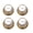 Gold  (White Letter), variant on LOOKSEVEN 4 Pcs 60s Guitar Reflector Knobs Top Hat Knobs Fits LP Epiphone SG- Amber (White Letter)