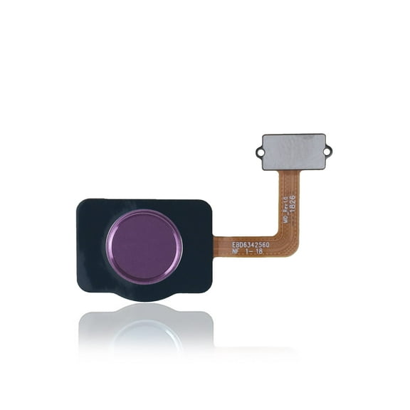 Replacement Fingerprint Reader With Flex Cable Compatible For LG Q7 Alpha / Q7 Plus (Lavender Violet)