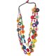 thumbnail image 4 of Handmade Wooden Bead Necklace for Women Boho Beaded Choker Necklace Multi, 4 of 4