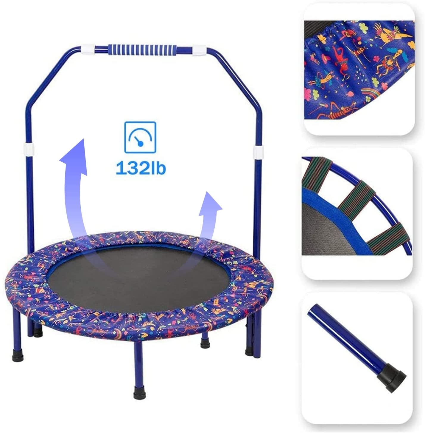 EALING BABY Kids Trampoline , 36-Inch - Purple