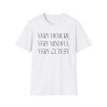 thumbnail image 2 of Very Demure Very Mindful Very Cutesy, Gildan Unisex Softstyle T-Shirt S-3XL, 2 of 5