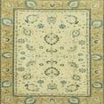 thumbnail image 1 of Ahgly Company Indoor Square Abstract Copper Green Oriental Area Rugs, 8' Square, 1 of 6