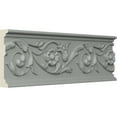 thumbnail image 2 of Ekena Millwork 3 1/4"H x 3/4"P x 94 1/2"L, (5 7/8" Repeat), Delfina Running Leaf Chair Rail (2-Pack), 2 of 6