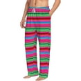 thumbnail image 6 of Logiee Colorful Mexican Stripes Print Pajama Pants for Men,Men’s Pajama Bottoms,Mens PJ Pants with Pockets & Button Fly-XX-Large, 6 of 6