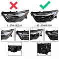 thumbnail image 2 of Full LED Headlamp Assembly Passenger Side 811100R360 For Toyota RAV4 2022-2024, 2 of 7