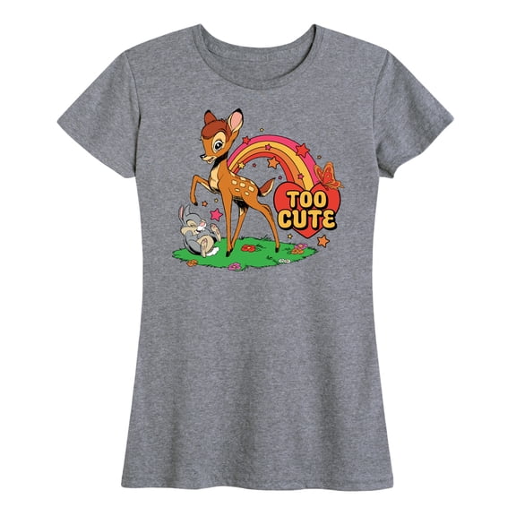 Bambi - Too Cute - Women's Short Sleeve Graphic T-Shirt