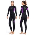 thumbnail image 4 of Greeniant DIVE SAIL Trajes de neopreno de 3MM Traje de buceo de neopreno SCR Pantalones largos de manga larga Traje de surf resistente al desgaste para Deportes acuáticos Púrpura XXL Greeniant OD003296-26, 4 of 6