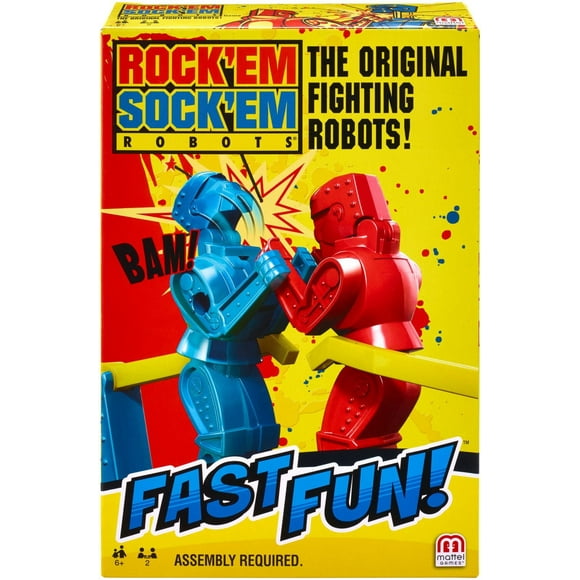 Mattel Rock 'em Sock 'em Robots Fast Fun