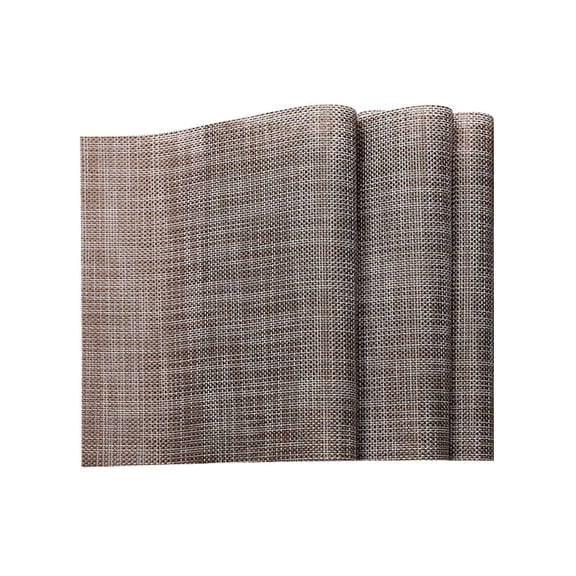 HONMEET Brown Heat Insulated Table Runner, Rectangular Tablecloth for Home, Party, Dining Table Decoration and Daily Use