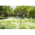 thumbnail image 3 of TUFFCRAFTS High Quality Metal Wind Spinner – 84 IN. Height - 24 IN. Width – Elegant Outdoor Décor – Handmade Cooper Leaf Design – Anti-Rust, Waterproof, Easy To Assemble Garden Kinetic Wind Mill, 3 of 10