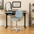 thumbnail image 5 of Costway Kids Mesh Computer Swivel Desk Chair, Blue, 5 of 11