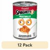(12 pack) SpaghettiOs Canned Pasta with Meatballs, 15.6 oz Can