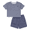 Gray/Folkstone, variant on Modern Moments by Gerber Baby and Toddler Boy Textured Shirt and Cargo Short Set, 2-Piece, Sizes 0/3 Months - 5T