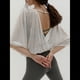 thumbnail image 4 of Camisa de Cuello Redondo Sin Espalda para Mujer, Blusa de Media con Protección Solar, Blusa Informal Holgada de Verano para Hacer Ejercicio y Vacaciones S, 4 of 8