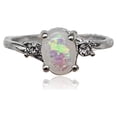thumbnail image 2 of Female Silver Ring Portable Zircon Rhinestone Rings Girlfriends Bridal Ornaments Jewellery Accessory Wedding Engagement Purple Size 8, 2 of 8