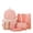 Pink, variant on School Backpack Canvas Tote Bag Student Anti-Slip Bookbags with Multi-Pockets Cute Bow Back To School Casual, Daily Use, Commute,One Size,Pink