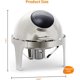 thumbnail image 2 of Garvee Juego de Buffet con Tapa Enrollable de 6.3 QT, Ventana de Vidrio y Bandeja para Alimentos de Tamaño Completo, Plateado, 2 of 8