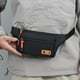 thumbnail image 4 of Bolso de pecho para hombre | Bolso mensajero ajustable en la cintura y el hombro - Tela impermeable ligera, gris, 30x14cm, multibolsillo, transpirable Deportes al aire libre Viaje Crossbody, 4 of 6