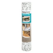 Smooth Top EasyLiner Shelf Liner, Grey Damask 12 x 10 Roll