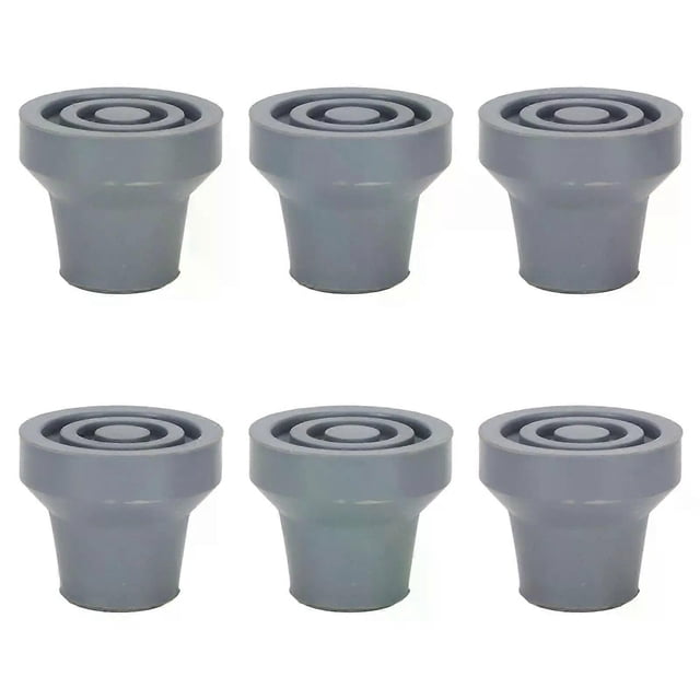 15mm Cane Tip Professional Portable Rubber Replacement Tip Accessory for 4 Legged Crutch 06 Inch Cane Tip Replacement Cane Tip