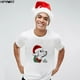 thumbnail image 1 of Camiseta para hombre Kawaii Harajuku, camiseta a la moda, camisetas bonitas de renos de Santa Claus, ropa de dibujos animados para mujer, camiseta de Feliz Navidad para hombre, 1 of 4