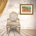thumbnail image 3 of McKenna, Kathleen Parr 32x23 Gold Ornate Wood Framed with Double Matting Museum Art Print Titled - Bayside Picnic, 3 of 4