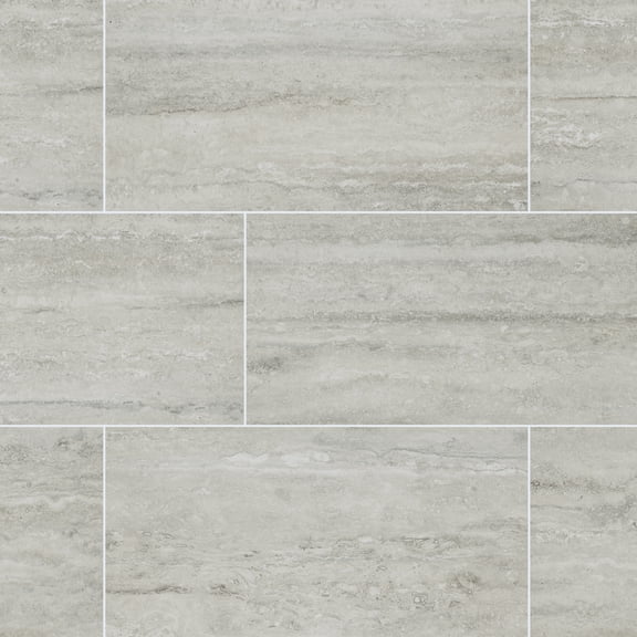 MSI Trevi Gray 12 in. x 24 in. Glazed Porcelain Floor and Wall Tile (16 Sq. ft. / Case)