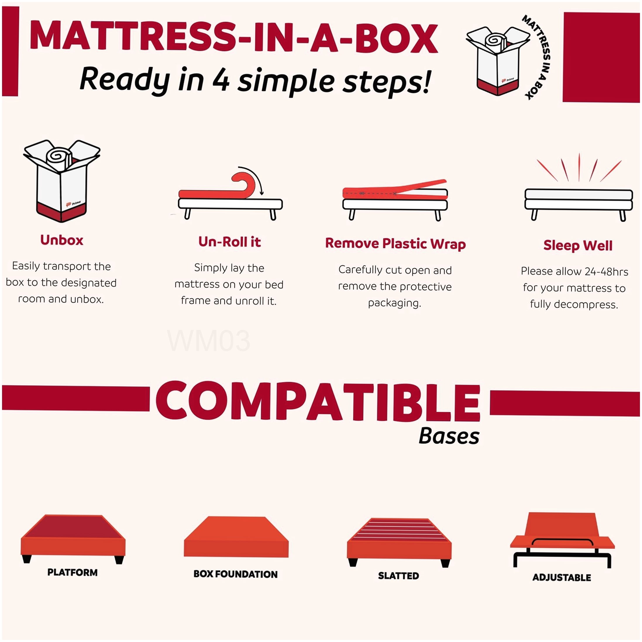 CHAMPFLAG Gel Memory Foam Mattress Full Size, Medium Firm, CertiPUR-US Certified, Motion Isolation, Bed in a Box, Grey
